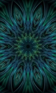 Preview wallpaper fractal, transparent, shapes, abstraction