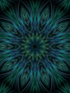 Preview wallpaper fractal, transparent, shapes, abstraction