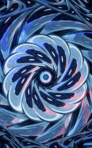 Preview wallpaper fractal, twisted, entangled, abstraction, digital