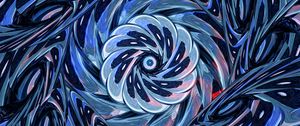 Preview wallpaper fractal, twisted, entangled, abstraction, digital