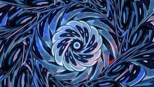 Preview wallpaper fractal, twisted, entangled, abstraction, digital