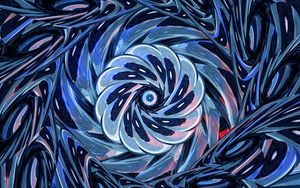 Preview wallpaper fractal, twisted, entangled, abstraction, digital