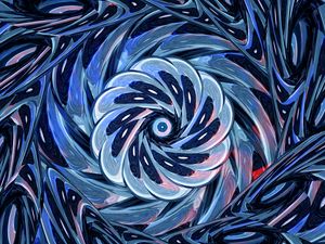 Preview wallpaper fractal, twisted, entangled, abstraction, digital