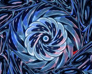 Preview wallpaper fractal, twisted, entangled, abstraction, digital