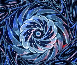 Preview wallpaper fractal, twisted, entangled, abstraction, digital