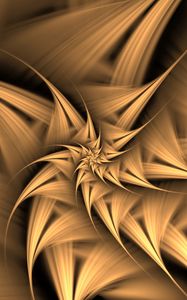 Preview wallpaper fractal, twisted, spiky, abstraction, digital