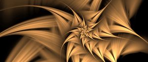 Preview wallpaper fractal, twisted, spiky, abstraction, digital