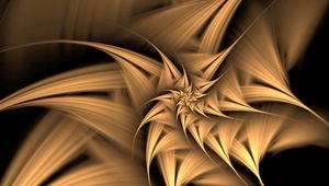 Preview wallpaper fractal, twisted, spiky, abstraction, digital