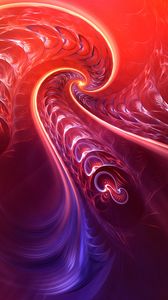 Preview wallpaper fractal, twisted, tangled, bright, abstraction