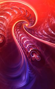 Preview wallpaper fractal, twisted, tangled, bright, abstraction