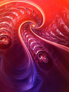 Preview wallpaper fractal, twisted, tangled, bright, abstraction