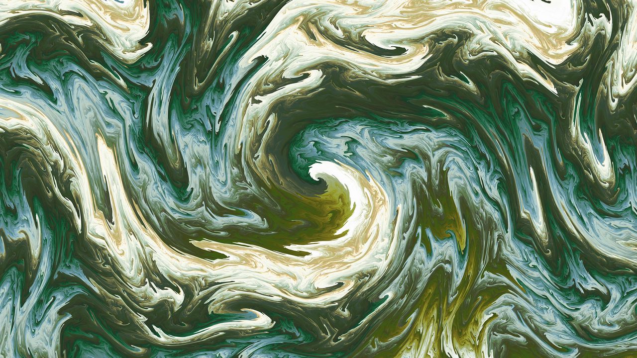 Wallpaper fractal, twisted, wavy, blending, abstraction