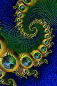 Preview wallpaper fractal, twisting, spiral, pattern
