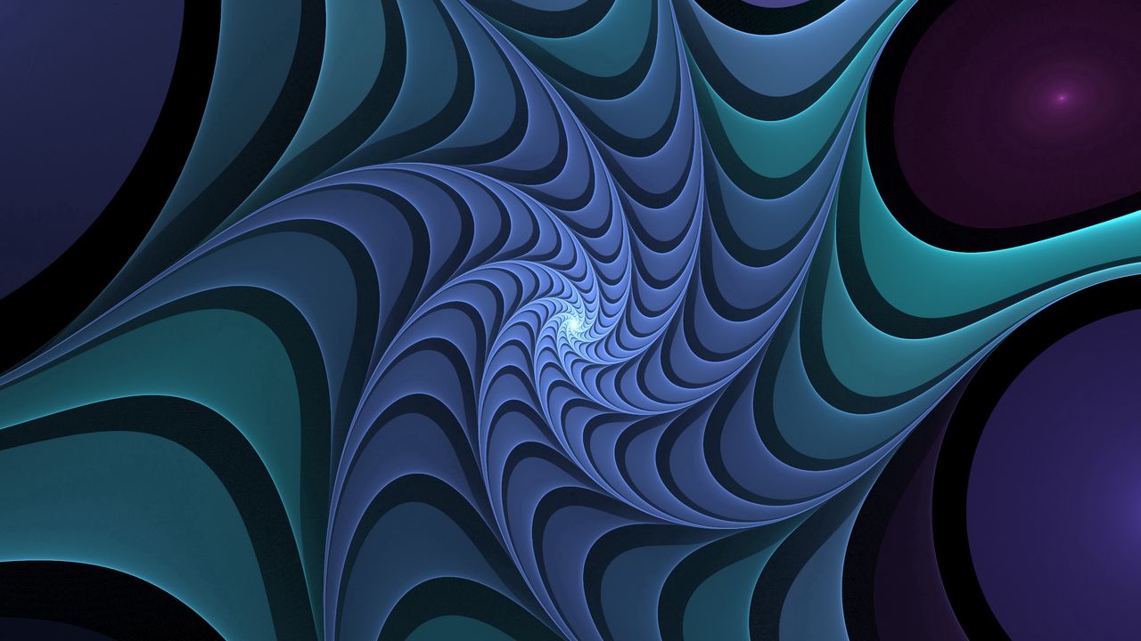 Wallpaper fractal, vortex, spiral, swirling, abstraction