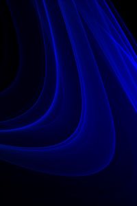 Preview wallpaper fractal, wavy, blue, abstraction