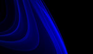 Preview wallpaper fractal, wavy, blue, abstraction