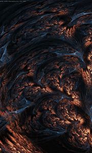 Preview wallpaper fractals, rocks, lava