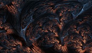 Preview wallpaper fractals, rocks, lava