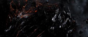 Preview wallpaper fragments, broken, black, dark