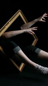 Preview wallpaper frame, hands, human, leg, improvisation, imagination, surrealism