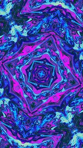 Preview wallpaper frames, shapes, fractal, blue, purple