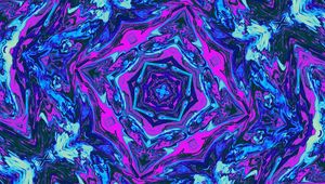 Preview wallpaper frames, shapes, fractal, blue, purple