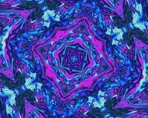 Preview wallpaper frames, shapes, fractal, blue, purple