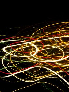 Preview wallpaper freezelight, lights, lines, abstraction