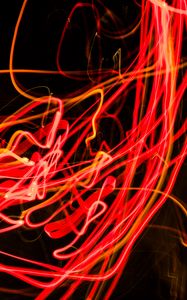 Preview wallpaper freezelight, lines, abstraction, red