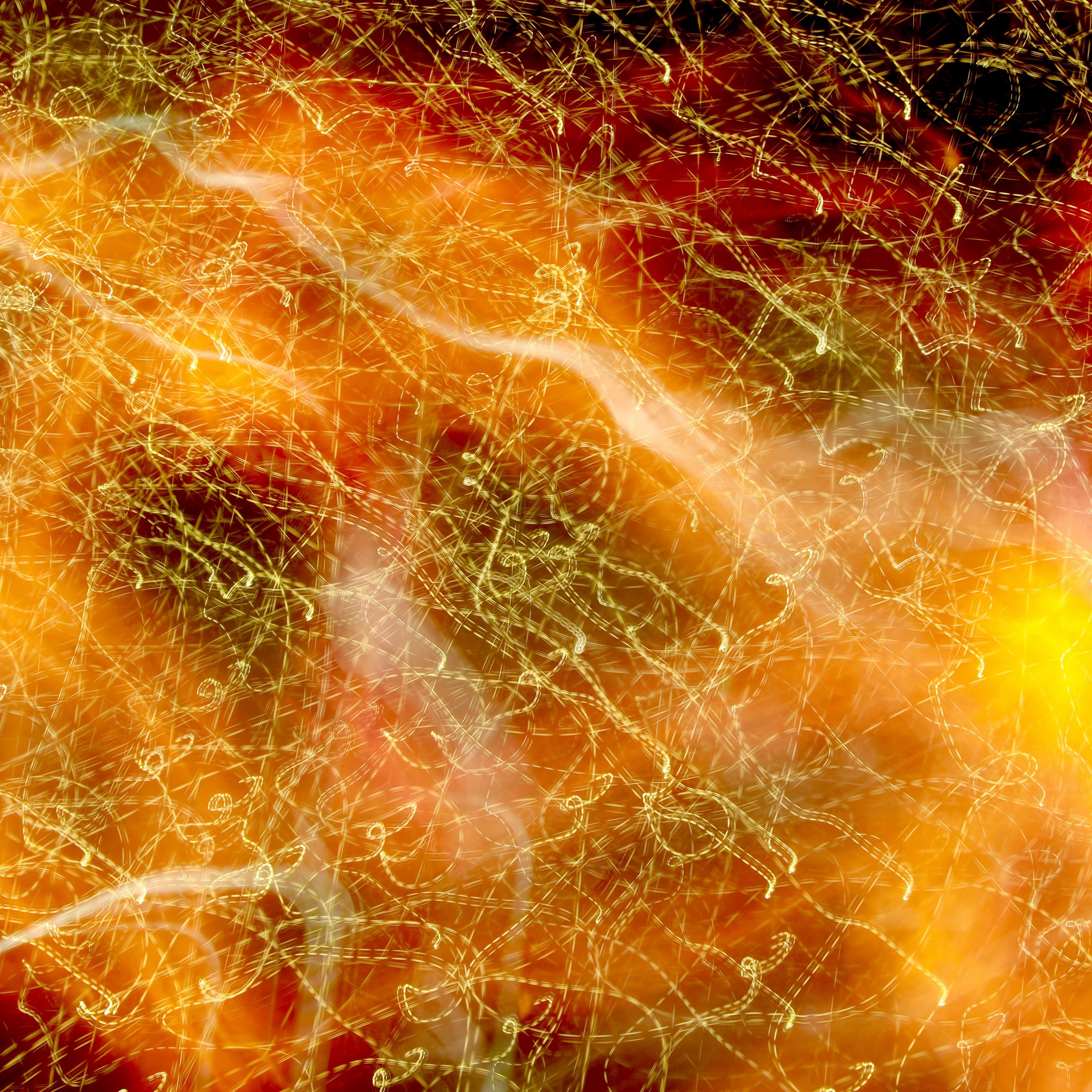 3415x3415 Wallpaper freezelight, lines, light, glow, abstraction