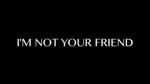 Preview wallpaper friend, friendship, phrase, bw, words, text, distance
