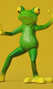 Preview wallpaper frog, figurine, toy