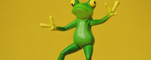Preview wallpaper frog, figurine, toy