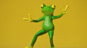 Preview wallpaper frog, figurine, toy