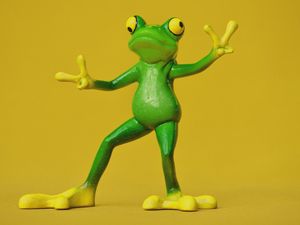 Preview wallpaper frog, figurine, toy