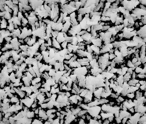Preview wallpaper frost, ice, crystals, winter, black and white