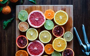 Preview wallpaper fruit, citrus, sliced, juicy