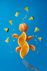 Preview wallpaper fruit, citrus, wedges, fresh, bright