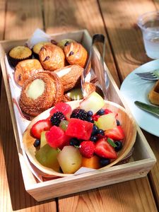 Preview wallpaper fruit, pastries, dessert, breakfast