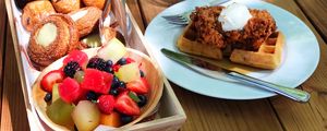 Preview wallpaper fruit, pastries, dessert, breakfast
