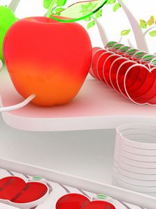 Preview wallpaper fruits, apples, mechanism, system, device