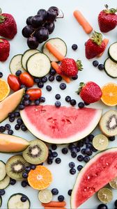 Preview wallpaper fruits, vegetables, berries, harvest, ripe