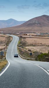 Preview wallpaper fuerteventura, highway, road, marking