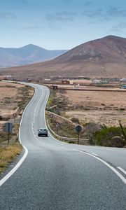 Preview wallpaper fuerteventura, highway, road, marking