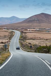 Preview wallpaper fuerteventura, highway, road, marking