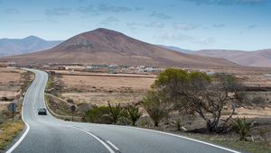 Preview wallpaper fuerteventura, highway, road, marking