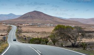 Preview wallpaper fuerteventura, highway, road, marking