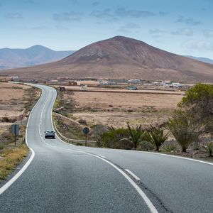 Preview wallpaper fuerteventura, highway, road, marking