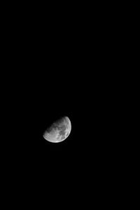 Preview wallpaper full moon, bw, moon, space, sky, night, satellite