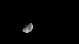 Preview wallpaper full moon, bw, moon, space, sky, night, satellite